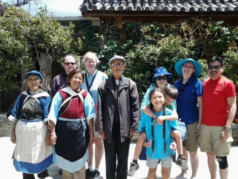 Naxi family in Shuhe old town